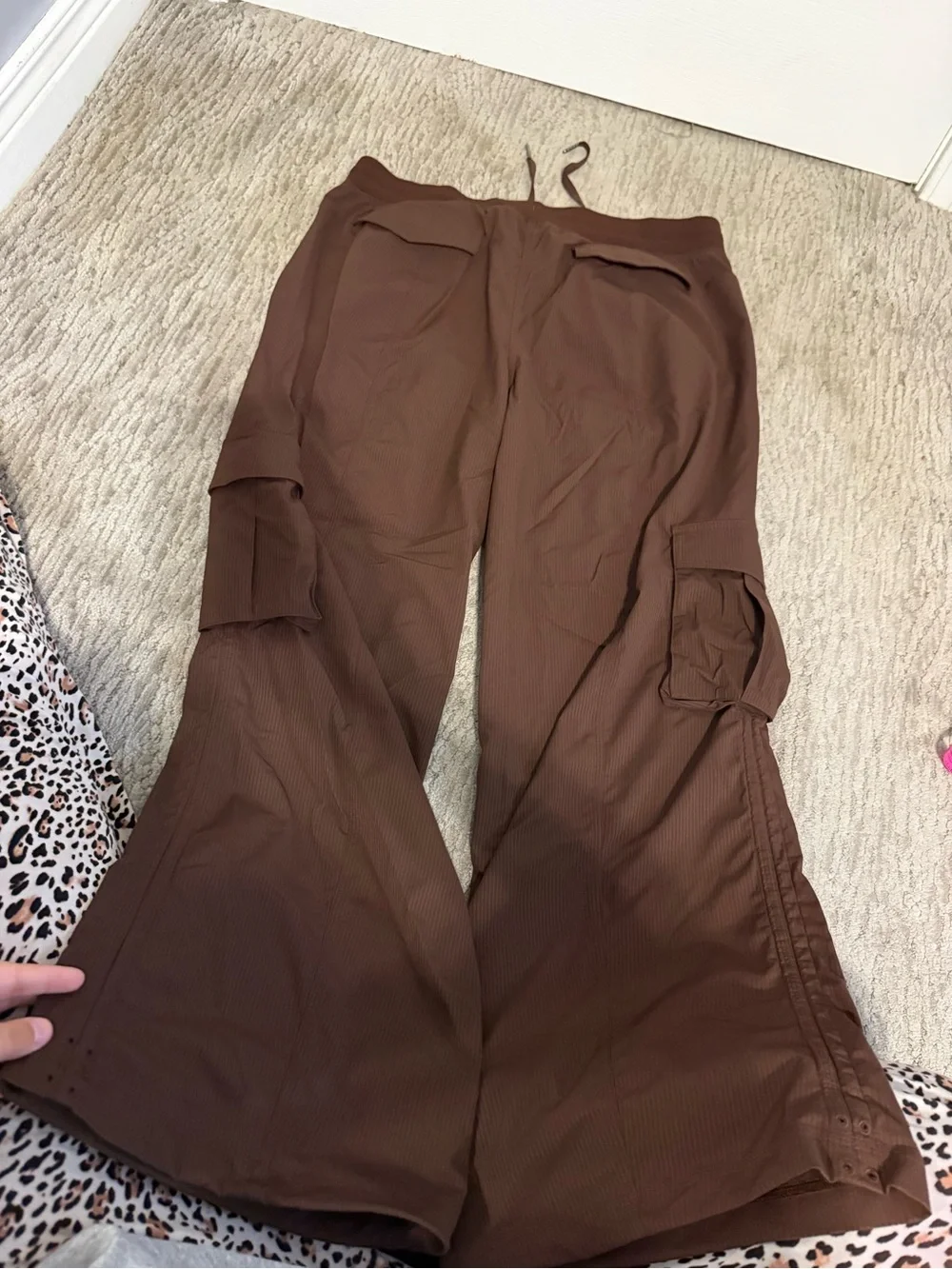 lululemon athletica Brown Cargo Track Pants - Picture 2 of 5